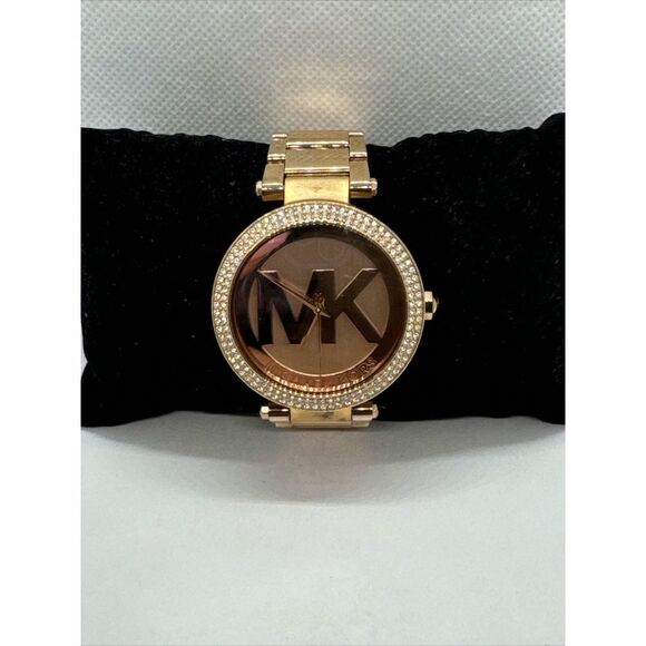 Michael Kors Parker MK5865 Women Rose Gold Analog Dial Quartz Wrist Watch JNA418 main image 7
